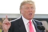 GREEN BAY, WI - JUNE 22:  Donald Trump attends a press conference about the WWE at the Austin Straubel International Airport on June 22, 2009 in Green Bay, Wisconsin.  (Photo by Mark A. Wallenfang/Getty Images)