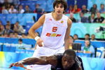 BEIJING - AUGUST 24:  Dwyane Wade #9 of the United States dives for the loose ball over Ricky Rubio #6 of Spain in the gold medal game during Day 16 of the Beijing 2008 Olympic Games at the Beijing Olympic Basketball Gymnasium on August 24, 2008 in Beijing, China.  (Photo by Phil Walter/Getty Images)
