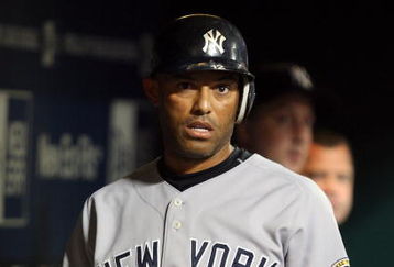 NEW YORK - JUNE 28:  Mariano Rivera #42 of the New York Yankees prepares to bat in the ninth inning against the New York Mets on June 28, 2009 at Citi Field in the Flushing neighborhood of the Queens borough of New York City. The Yankees defeated the Mets 4-2,  (Photo by Jim McIsaac/Getty Images)