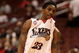 PHILADELPHIA - APRIL 30:  Lou Williams #23 of the Philadelphia 76ers walks with his jersey in his mouth against the Orlando Magic during Game Six of the Eastern Conference Quarterfinals at Wachovia Center on April 30, 2009 in Philadelphia, Pennsylvania. NOTE TO USER: User expressly acknowledges and agrees that, by downloading and or using this photograph, User is consenting to the terms and conditions of the Getty Images License Agreement.  (Photo by Nick Laham/Getty Images)