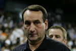 MACAU, CHINA - JULY 31:  Head Coach Mike Krzyzewski of the USA Basketball Men's Senior National Team walks during the USA Basketball International Challenge exhibition game against the Turkey National Team at the Coati Strip Cotai Arena July 31, 2008 in Macau, China.  (Photo by MN Chan/Getty Images)