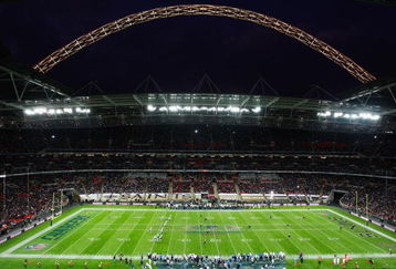 LONDON - OCTOBER 26: A general view during the Bridgestone International Series NFL match between San Diego Chargers and New Orleans Saints at Wembley Stadium on October 26, 2008 in London, England.  (Photo by Paul Harding - Pool/Getty Images)