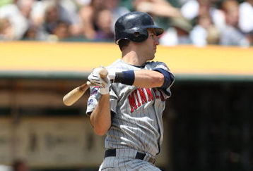 OAKLAND, CA - JUNE 11:  Joe Mauer #7 of the Minnesota Twins bats against the Oakland Athletics during a Major League Baseball game on June 11, 2009 at the Oakland Coliseum in Oakland, California.  (Photo by Jed Jacobsohn/Getty Images)
