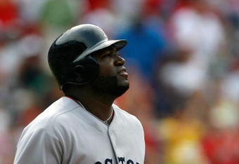 ATLANTA - JUNE 27:  David Ortiz #34 of the Boston Red Sox trotts down the first base line after earning a walk against the Atlanta Braves at Turner Field on June 27, 2009 in Atlanta, Georgia.  (Photo by Kevin C. Cox/Getty Images)