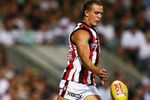 PERTH, AUSTRALIA - MARCH 30: Luke Ball of the Saints in action during the round one AFL match between the West Coast Eagles and St Kilda at Subiaco Oval March 30, 2006 in Perth, Australia.  (Photo by Paul Kane/Getty Images)