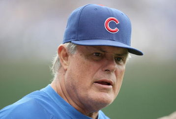 CHICAGO - JUNE 17: Manager Lou Pinella #41 of the Chicago Cubs talks with reporters before an interleague game against the Chicago White Sox on June 17, 2009 at Wrigley Field in Chicago, Illinois. (Photo by Jonathan Daniel/Getty Images)