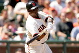 SAN FRANCISCO - MAY 16:  Juan Uribe #5 of the San Francisco Giants bats against the New York Mets at AT&T Park on May 16, 2009 in San Francisco, California.  (Photo by Ezra Shaw/Getty Images)