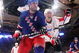 NEW YORK - APRIL 26: Scott Gomez #19 of the New York Rangers skates against Mike Green #52 of the Washington Capitals during Game Six of the Eastern Conference Quarterfinal Round of the 2009 NHL Stanley Cup Playoffs at Madison Square Garden on April 26, 2009 in New York, New York.  (Photo by Bruce Bennett/Getty Images)