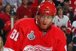 DETROIT - JUNE 12:  Marian Hossa #81 of the Detroit Red Wings skates against the Pittsburgh Penguins during Game Seven of the 2009 NHL Stanley Cup Finals at Joe Louis Arena on June 12, 2009 in Detroit, Michigan.  (Photo by Jim McIsaac/Getty Images)