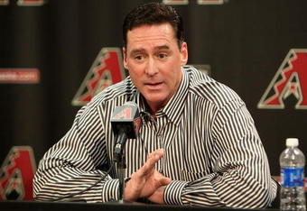 PHOENIX - MAY 08:  Former manager Bob Melvin of the Arizona Diamondbacks speaks during a press conference before the game against the Washington Nationals at Chase Field on May 8, 2009 in Phoenix, Arizona.  (Photo by Christian Petersen/Getty Images)