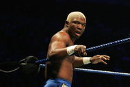 SYDNEY, AUSTRALIA - JUNE 15:  Shelton Benjamin looks on from the corner during WWE Smackdown at Acer Arena on June 15, 2008 in Sydney, Australia.  (Photo by Gaye Gerard/Getty Images)