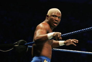 SYDNEY, AUSTRALIA - JUNE 15:  Shelton Benjamin looks on from the corner during WWE Smackdown at Acer Arena on June 15, 2008 in Sydney, Australia.  (Photo by Gaye Gerard/Getty Images)