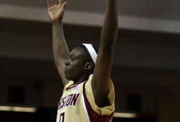 CHESTNUT HILL, MA - FEBRUARY 15:  Reggie Jackson #0 of the Boston College Eagles celebrates in the second half against the Duke Blue Devils on February 15, 2009 at Conte Forum in Chestnut Hill, Massachusetts. Boston College defeated Duke 80-74.  (Photo by Elsa/Getty Images)
