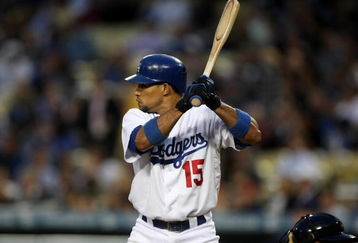 LOS ANGELES, CA - JUNE 10:  Rafael Furcal #15 of the Los Angeles Dodgers bats against the San Diego Padres on June 10, 2009 at Dodger Stadium in Los Angeles, California.  The Padres won 3-1.  (Photo by Stephen Dunn/Getty Images)