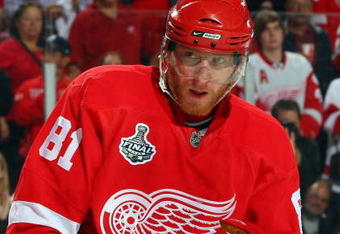 DETROIT - JUNE 12:  Marian Hossa #81 of the Detroit Red Wings skates against the Pittsburgh Penguins during Game Seven of the 2009 NHL Stanley Cup Finals at Joe Louis Arena on June 12, 2009 in Detroit, Michigan.  (Photo by Jim McIsaac/Getty Images)