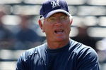 GOODYEAR , AZ - MARCH 06:  Manager Ken Macha of the Milwaukee Brewers stands on the field before the spring training game against the Cleveland Indians at Goodyear Ballpark on March 6, 2009 in Goodyear, Arizona. The Brewers defeated the Indians 17-7.  (Photo by Christian Petersen/Getty Images)