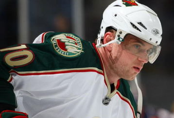 UNIONDALE, NY - MARCH 25: Marian Gaborik #10 of the Minnesota Wild skates against the New York Islanders on March 25, 2009 at the Nassau Coliseum in Uniondale, New York. (Photo by Bruce Bennett/Getty Images)