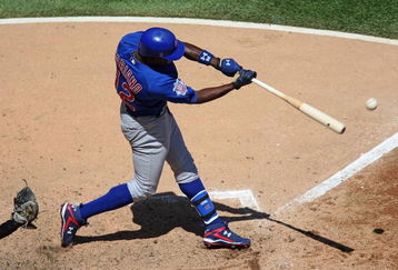CHICAGO - JUNE 28: Alfonso Soriano #12 of the Chicago Cubs hits a double in the 6th inning against the Chicago White Sox on June 28, 2009 at U.S. Cellular Field in Chicago, Illinois. The White Sox defeated the Cubs 6-0. (Photo by Jonathan Daniel/Getty Images)