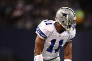 EAST RUTHERFORD, NJ - NOVEMBER 02:  Roy Williams #11 of the Dallas Cowboys in action against The New York Giants during their game on November 2, 2008 at Giants Stadium in East Rutherford, New Jersey.  (Photo by Al Bello/Getty Images)