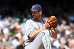 NEW YORK - APRIL 16:  Cliff Lee #31 of the Cleveland Indians pitches against the New York Yankees during opening day at the new Yankee Stadium on April 16, 2009 in the Bronx borough of New York City. This is the first regular season MLB game being played at the new venue which replaced the old Yankee Stadium as the Yankees home field.  (Photo by Jim McIsaac/Getty Images)