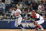 ATLANTA - APRIL 11: Outfielder Lastings Milledge #85 of the Washington Nationals bats against the Atlanta Braves on April 11, 2009 at Turner Field in Atlanta, Georgia.  (Photo by Al Messerschmidt/Getty Images) 
