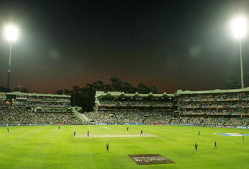 JOHANNESBURG, SOUTH AFRICA - SEPTEMBER 11: A general view of the Wanderers Stadium during the ICC Twenty20 Cricket World Cup match between South Africa and the West Indies at Wanderers Stadium on September 11, 2007 in Johannesburg, South Africa. (Photo by Duif du Toit/Gallo Images/Getty Images)