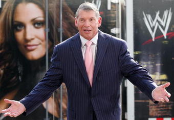 GREEN BAY, WI - JUNE 22:   Vince McMahon attends a press conference about the WWE at the Austin Straubel International Airport on June 22, 2009 in Green Bay, Wisconsin.  (Photo by Mark A. Wallenfang/Getty Images)