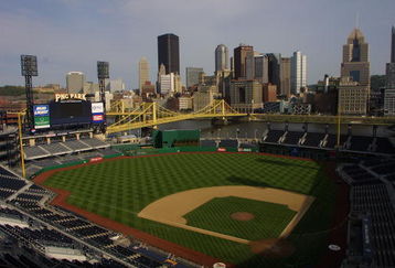 6 MAY 2001:   A general view oft PNC Park in Pittsburgh, Pennsylvania. DIGITAL IMAGE  Mandatory Credit: Tom Pidgeon/Allsport