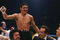 LONDON - JUNE 20:  Alexis Arguello of Nicaragua celebrates his WBC Lightweight Championship after defeating Jim Watt of Great Britain on June 20, 1981 in London, England.  (Photo by Getty Images) 