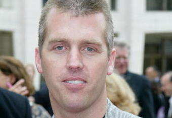 NEW YORK - MAY 12:  NASCAR driver Jeremy Mayfield attends the 'NBC Upfront' preview of the 2003/2004 television lineup at the Metropolitan Opera at Lincoln Center May 12th, 2003 in New York City.  (Photo by Matthew Peyton/Getty Images)