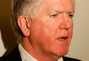 MONTREAL - JANUARY 24:  Toronto Maple Leafs General Manager Brian Burke speaks with the media at the NHL Board of Governors Meeting during the 2009 NHL All-Star weekend on January 24, 2009 at the Bell Centre in Montreal, Canada.  (Photo by Richard Wolowicz/Getty Images)