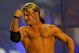 LAS VEGAS - DECEMBER 2:  (U.S. TABLOIDS OUT)   WWE wrestler Chris Jericho walks on stage during the '1st Annual Video Game Awards' at the MGM Grand Garden Arena December 2, 2003 in Las Vegas, Nevada.  The show premieres on Spike T.V. Thursday, December 4 at 9:00PM ET/PT.  (Photo by Frank Micelotta/Getty Images)