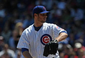 CHICAGO - MAY 16: Starting pitcher Randy Wells #36 of the Chicago Cubs delivers the ball during a game against the Houston Astros on May 16, 2009 at Wrigley Field in Chicago, Illinois. The Cubs defeated the Astros 5-4. (Photo by Jonathan Daniel/Getty Images)