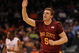 OKLAHOMA CITY - MARCH 11:  Guard Lucca Staiger #5 of the Iowa State Cyclones reacts after making a three-point shot against the Oklahoma State Cowboys during the Phillips 66 Big 12 Men's Basketball Championship at the Ford Center March 11, 2009 in Oklahoma City, Oklahoma.  (Photo by Ronald Martinez/Getty Images)