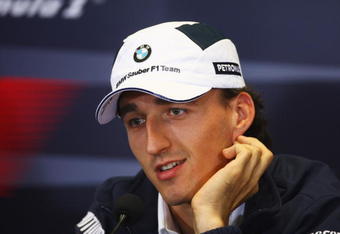 ISTANBUL, TURKEY - JUNE 04:  Robert Kubica of Poland and BMW Sauber attends the drivers press conference during previews to the Turkish Formula One Grand Prix at Istanbul Park on June 4, 2009, in Istanbul, Turkey.  (Photo by Paul Gilham/Getty Images)