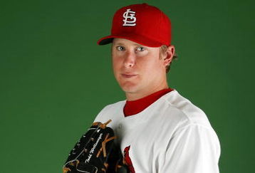 JUPITER, FL - FEBRUARY 20:  Picher Todd Wellemeyer #37 of the St. Louis Cardinals poses during photo day at Roger Dean Stadium on February 20, 2009 in Jupiter, Florida.  (Photo by Doug Benc/Getty Images)