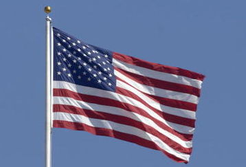 TAMPA, FL - NOVEMBER 4: The American Flag flies high during pre-game ceremonies as the Tampa Bay Buccaneers host the Arizona Cardinals at the Raymond James Stadium  on November 4, 2007 in Tampa, Florida.  The Bucs won 17 - 10. (Photo by Al Messerschmidt/Getty Images) *** Local Caption ***
