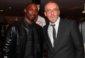 NEW YORK - JUNE 11:  (L-R) Chicago Bulls' Ben Gordon and GQ Creative Director Jim Moore attend a celebration for Jim Moore receiving a CFDA award at Barneys New York on June 11, 2009 in New York City.  (Photo by Andrew H. Walker/Getty Images)