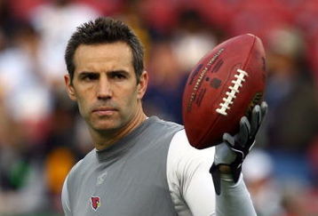 TAMPA, FL - FEBRUARY 01:  Kurt Warner #13 of the Arizona Cardinals warms up before Super Bowl XLIII against the Pittsburgh Steelers on February 1, 2009 at Raymond James Stadium in Tampa, Florida.  (Photo by Jamie Squire/Getty Images)