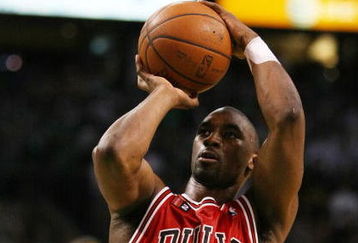 BOSTON - APRIL 28:  Ben Gordon #7 of the Chicago Bulls shoots a free throw against the Boston Celtics in Game Five of the Eastern Conference Quarterfinals during the 2009 NBA Playoffs at TD Banknorth Garden on April 28, 2009 in Boston, Massachusetts. The Celtics defeated the Bulls 106-104 in overtime. NOTE TO USER: User expressly acknowledges and agrees that, by downloading and or using this photograph, User is consenting to the terms and conditions of the Getty Images License Agreement.  (Photo by Elsa/Getty Images)