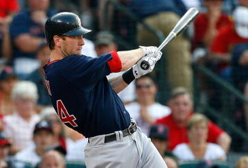 ATLANTA - JUNE 26:  Jason Bay #44 of the Boston Red Sox against the Atlanta Braves at Turner Field on June 26, 2009 in Atlanta, Georgia.  (Photo by Kevin C. Cox/Getty Images)