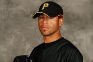 BRADENTON, FL - FEBRUARY 25: Ian Snell #45 poses during Pittsburgh Pirates photo day on February 25, 2007 at Pirate City in Bradenton, Florida. (Photo by Nick Laham/Getty Images)