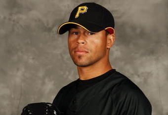 BRADENTON, FL - FEBRUARY 25: Ian Snell #45 poses during Pittsburgh Pirates photo day on February 25, 2007 at Pirate City in Bradenton, Florida. (Photo by Nick Laham/Getty Images)