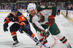 UNIONDALE, NY - MARCH 25:  Owen Nolan #11 of the Minnesota Wild skates against the New York Islanders on March 25, 2009 at the Nassau Coliseum in Uniondale, New York.  (Photo by Bruce Bennett/Getty Images)