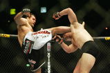MANCHESTER, UNITED KINGDOM - APRIL 21: Gabriel Gonzaga of USA knocks out Mirko Cro Cop of Croatia during a Heavyweight bout of the Ultimate Fighting Championship at the Manchester Evening News Arena on April 21, 2007 in Manchester, England.  (Photo by Gary M. Prior/Getty Images)