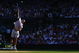 WIMBLEDON, ENGLAND - JULY 03:  Andy Roddick of USA serves during the men's singles semi final match against Andy Murray of Great Britain on Day Eleven of the Wimbledon Lawn Tennis Championships at the All England Lawn Tennis and Croquet Club on July 3, 2009 in London, England.  (Photo by Julian Finney/Getty Images)