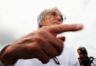 NORTHAMPTON, UNITED KINGDOM - JUNE 21:  F1 supremo Bernie Ecclestone is seen in the paddock before the British Formula One Grand Prix at Silverstone on June 21, 2009 in Northampton, England.  (Photo by Paul Gilham/Getty Images)