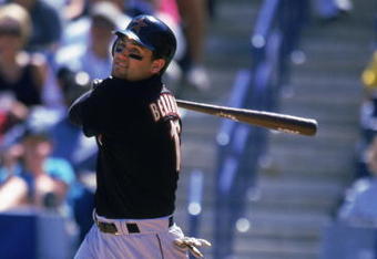 5 Mar 2000: Lance Berkman #17 of the Houston Astros swings at the ball during the Spring Training Game against the  New York Yankees in Tampa Bay, Florida. Mandatory Credit: Ezra O. Shaw  /Allsport