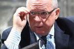 MONTREAL, QC - JUNE 27:  Jim Rutherford of the Carolina Hurricanes photographed during the 2009 NHL Entry Draft at the Bell Centre on June 27, 2009 in Montreal, Quebec, Canada.  (Photo by Bruce Bennett/Getty Images)