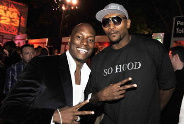 LOS ANGELES, CA - JUNE 04:  Actor Tyrese Gibson (L) and NBA player Ron Artest pose at the afterparty for the premiere of Columbia Pictures' 'The Taking of Pelham 1 2 3' at the Village Theater on June 4, 2009 in Los Angeles, California.  (Photo by Kevin Winter/Getty Images)